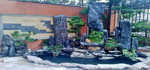 Thiết kế sân vườn tiểu cảnh đơn giản