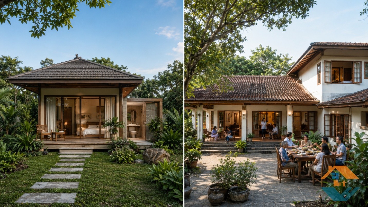 Bungalow và Homestay: Hiểu Đúng Để Lựa Chọn Mô Hình Lưu Trú Phù Hợp