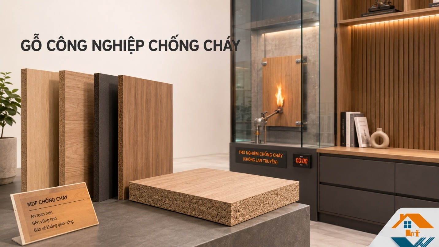 Gỗ Công Nghiệp Chống Cháy Là Gì? Phân Loại, Đặc Điểm Và Ứng Dụng Thực Tế