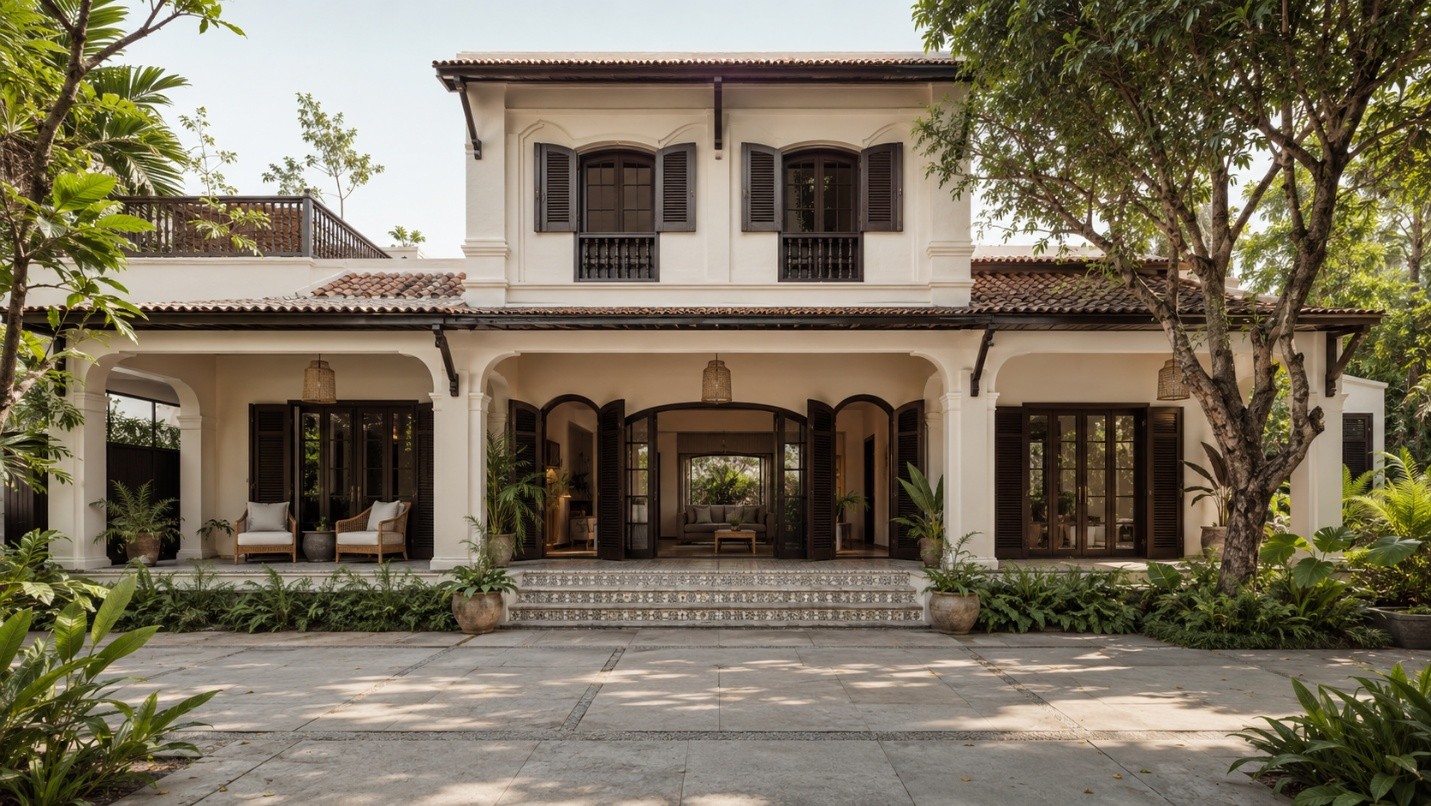 Phong Cách Thiết Kế Indochine – Vẻ Đẹp Giao Thoa Giữa Đông Dương Và Kiến Trúc Pháp