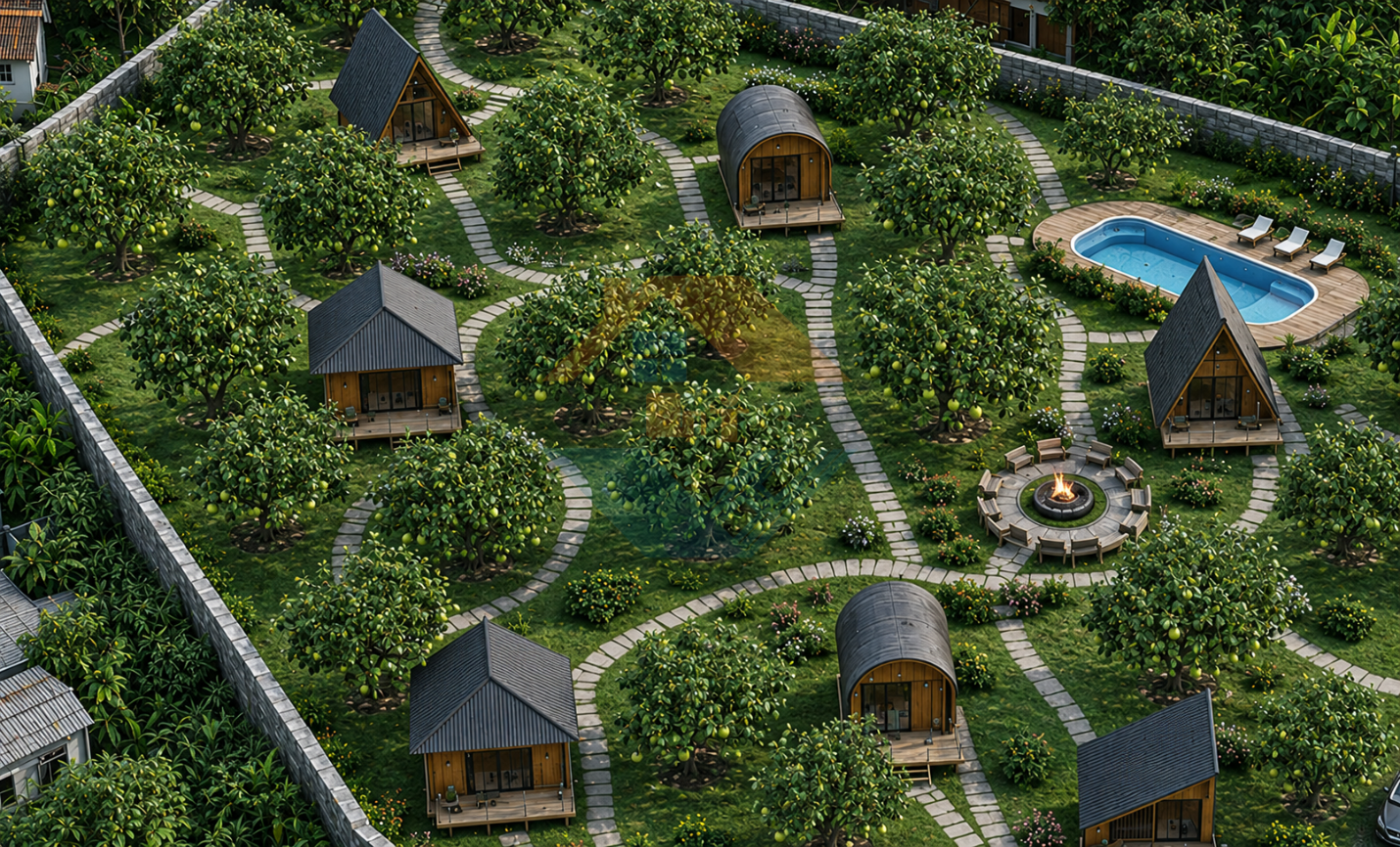 Mountain View Homestay – Không Gian Nghỉ Dưỡng Giữa Vườn Bưởi Xanh Tại Ba Vì