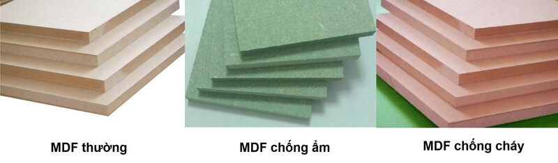 "Phân Loại Gỗ Công Nghiệp MDF: Đặc Điểm, Ứng Dụng và Lợi Ích Của Gỗ MDF Thường, MDF Chống Ẩm và MDF  Chống Cháy"